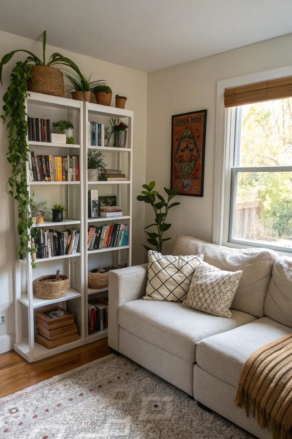 Vertical aspects maximize depth and height.