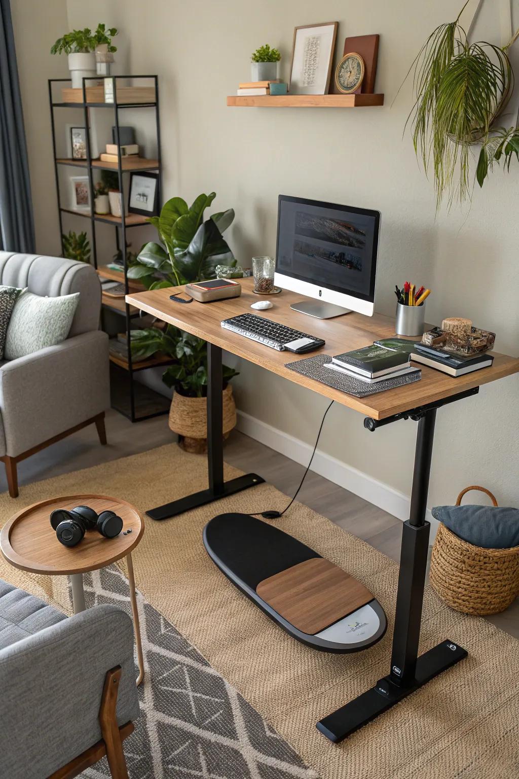 Things that help you move keep you active and with energy at your upright desk.