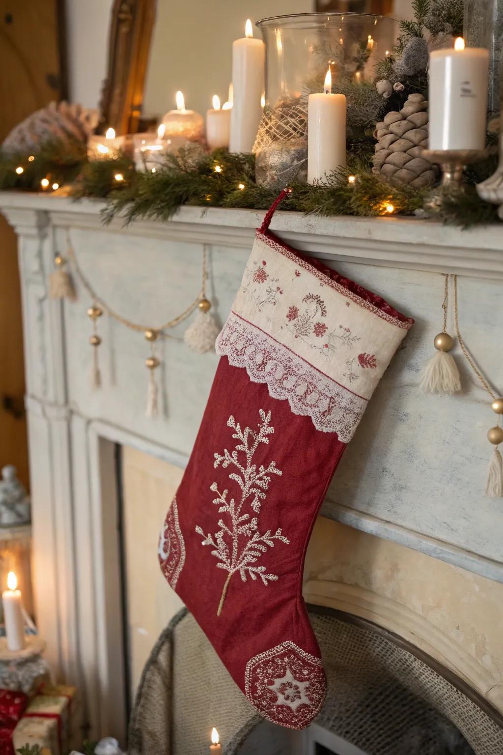 Antique lace injects ageless refinement.