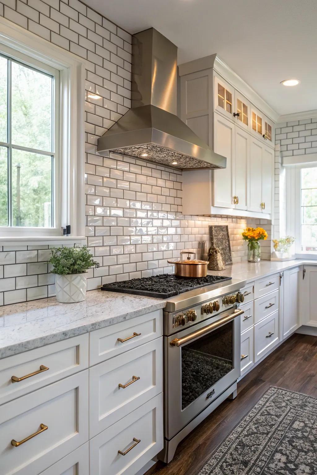 Realize dimension with assorted finish textures.