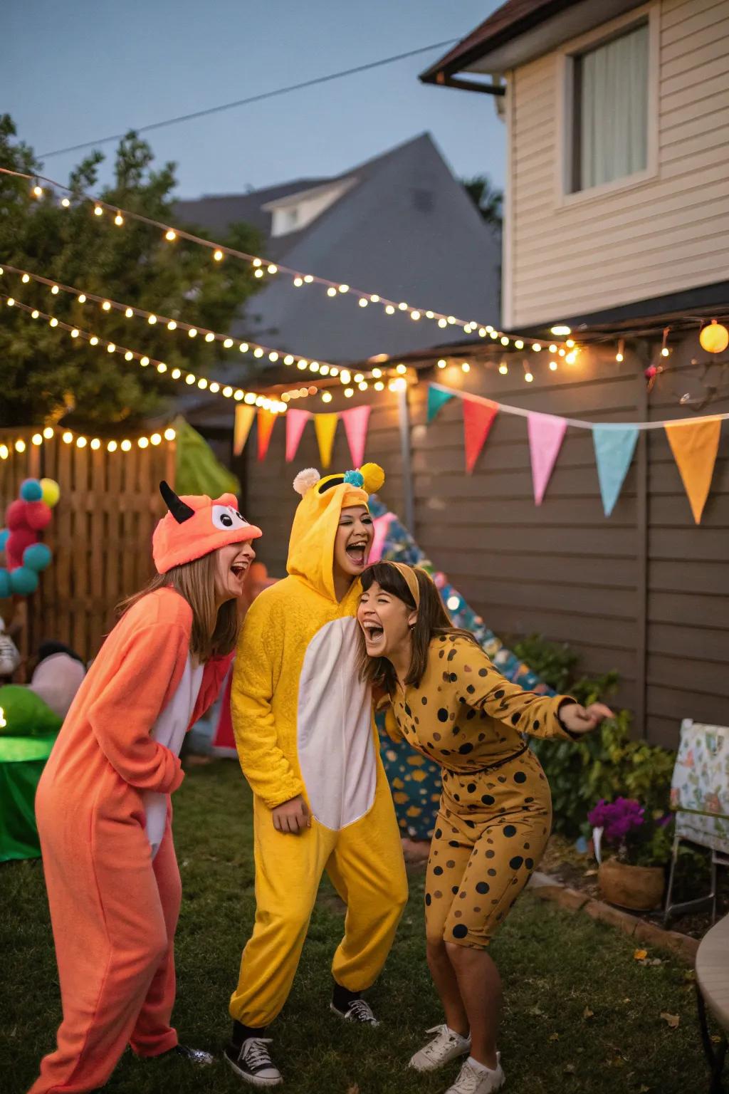 A fun themed costume party for a playful summer vibe.