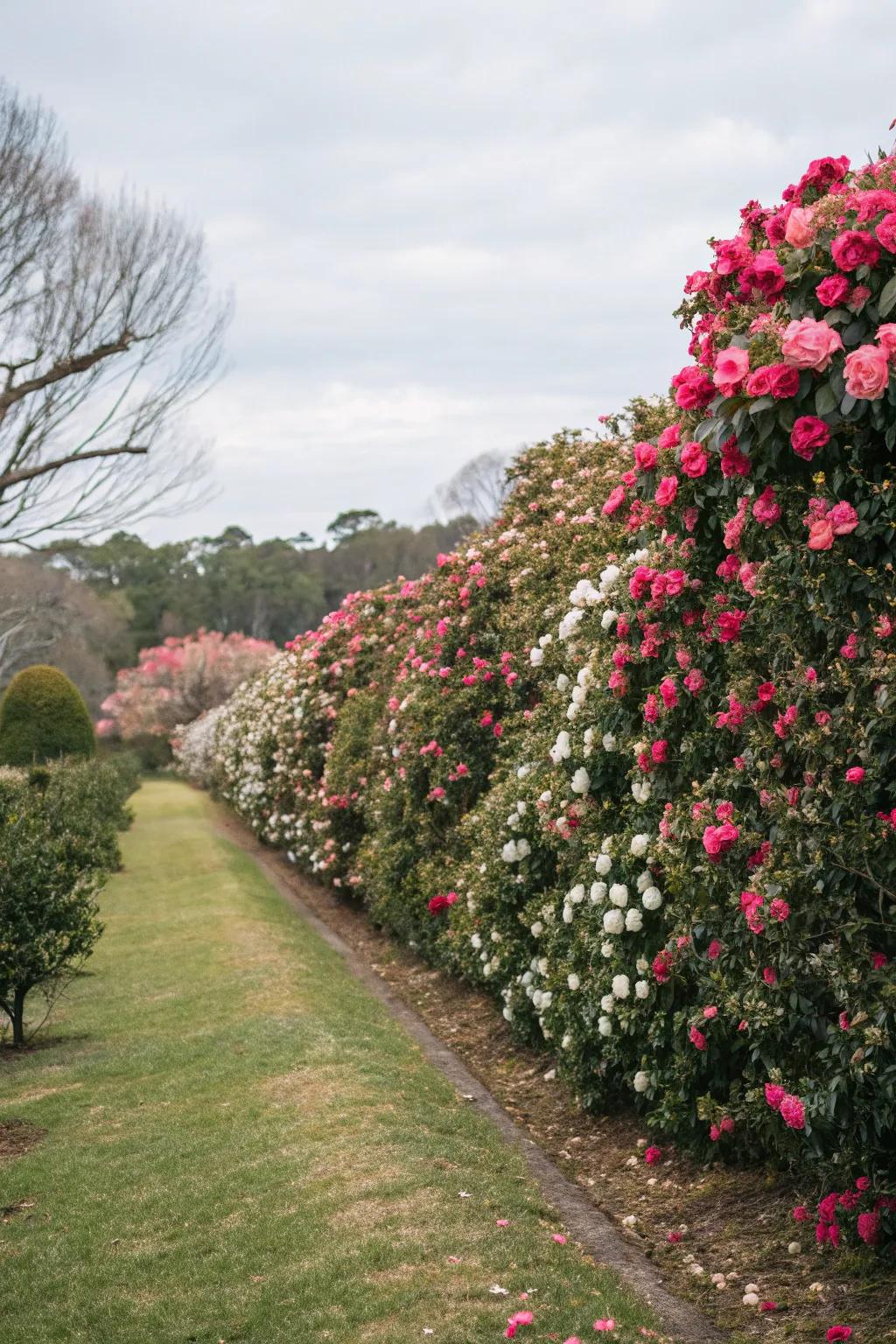 Camellias infuse Southern allure.