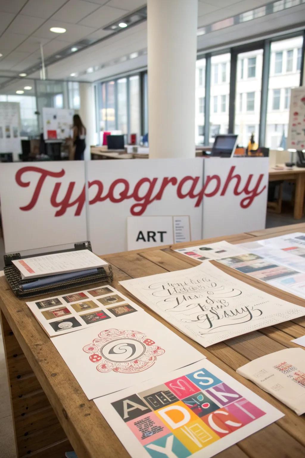 Mixing font styles injects lively and dynamic energy.