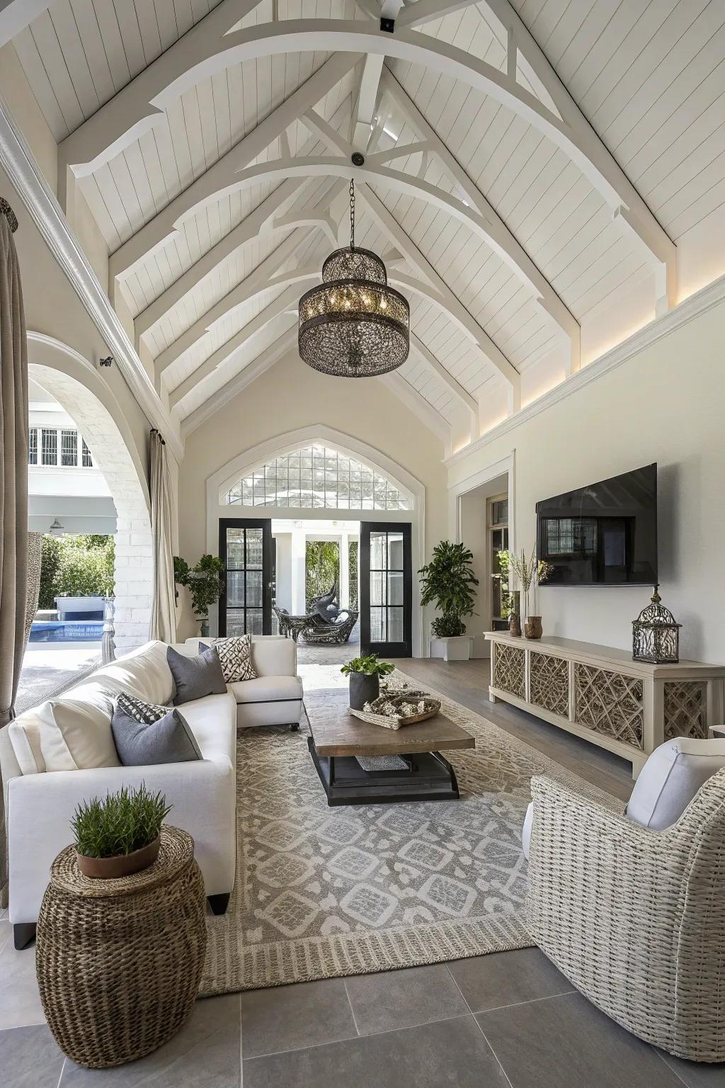 Single-color arrangements create a cohesive and seamless look.