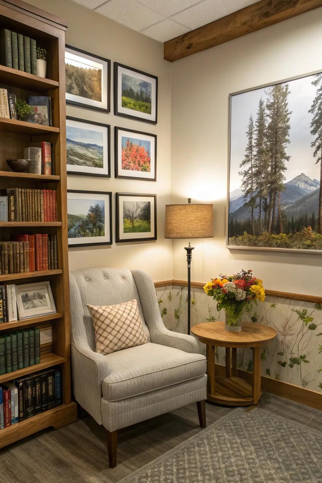 Inspired by the outdoors elements bring the outdoors inside.