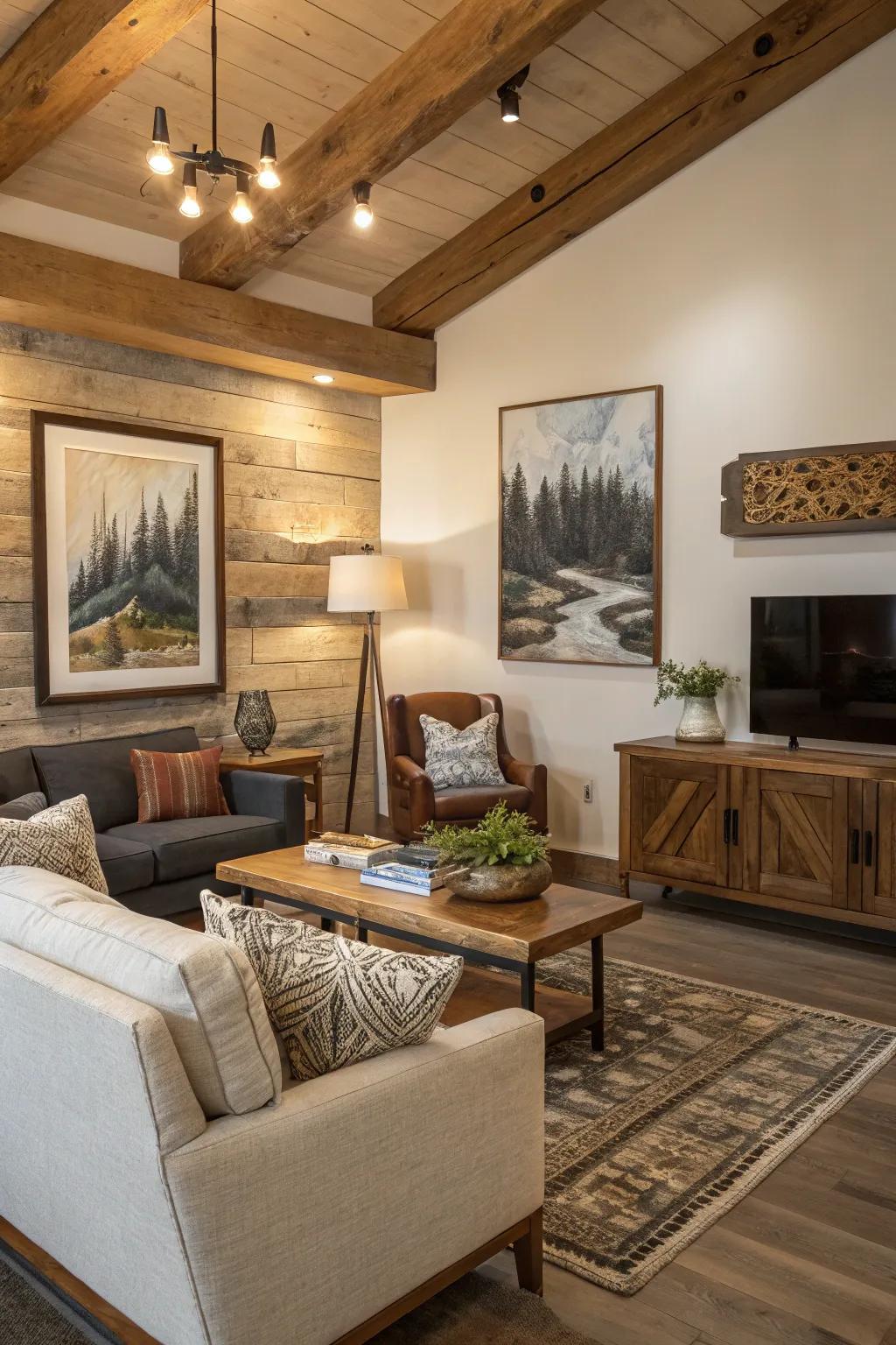 Art creates focal points and shows off your personality.