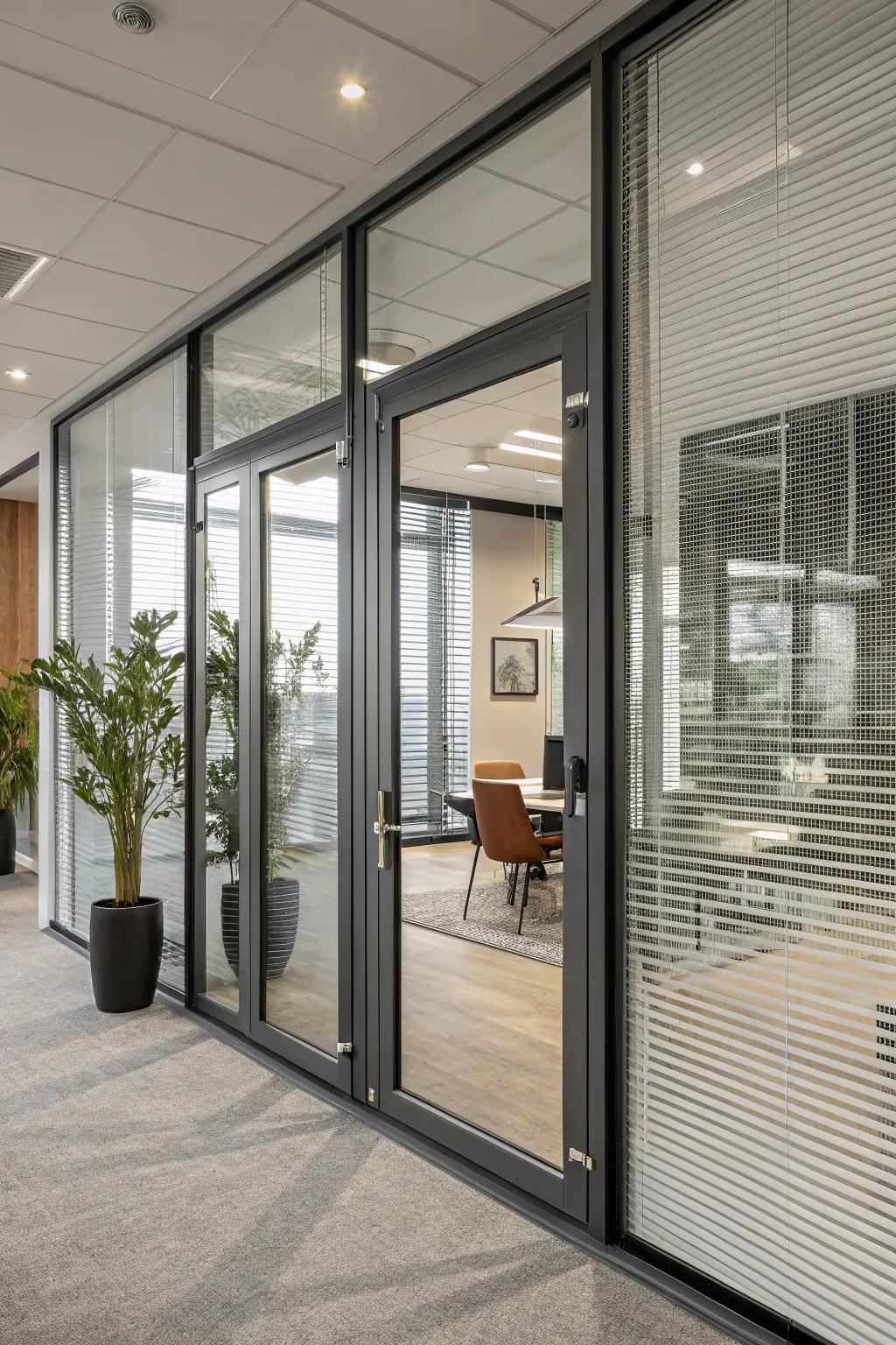 Aluminum blinds proffer resilience and modern style.
