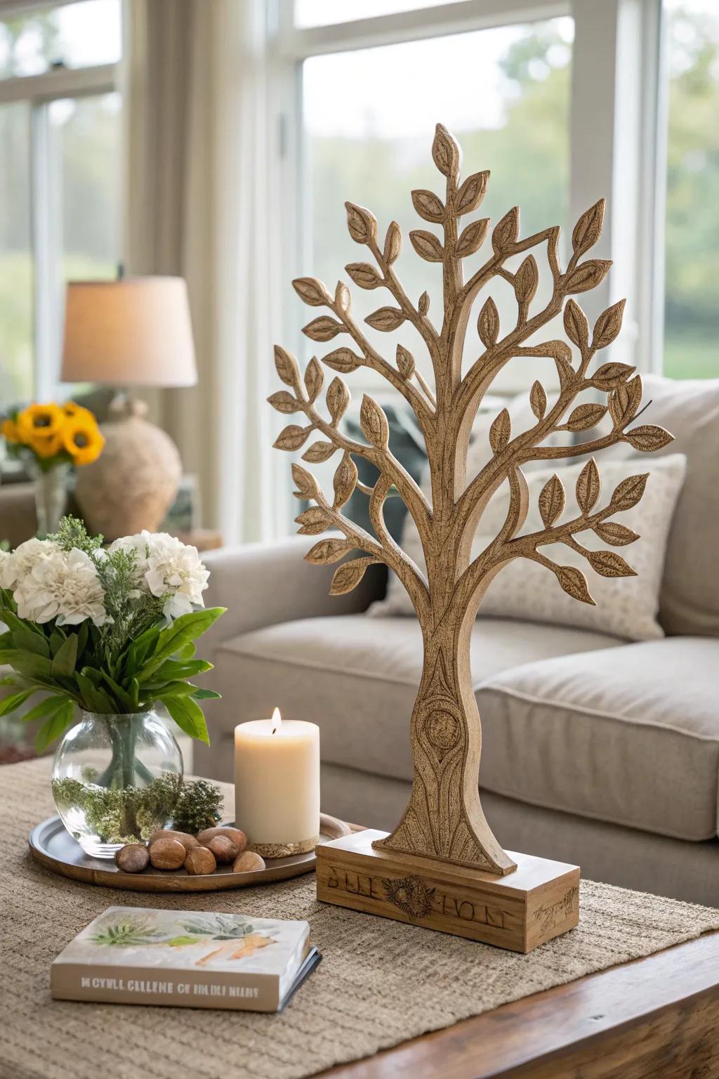 Celebrate nature's splendor with inspired timber sculptures.