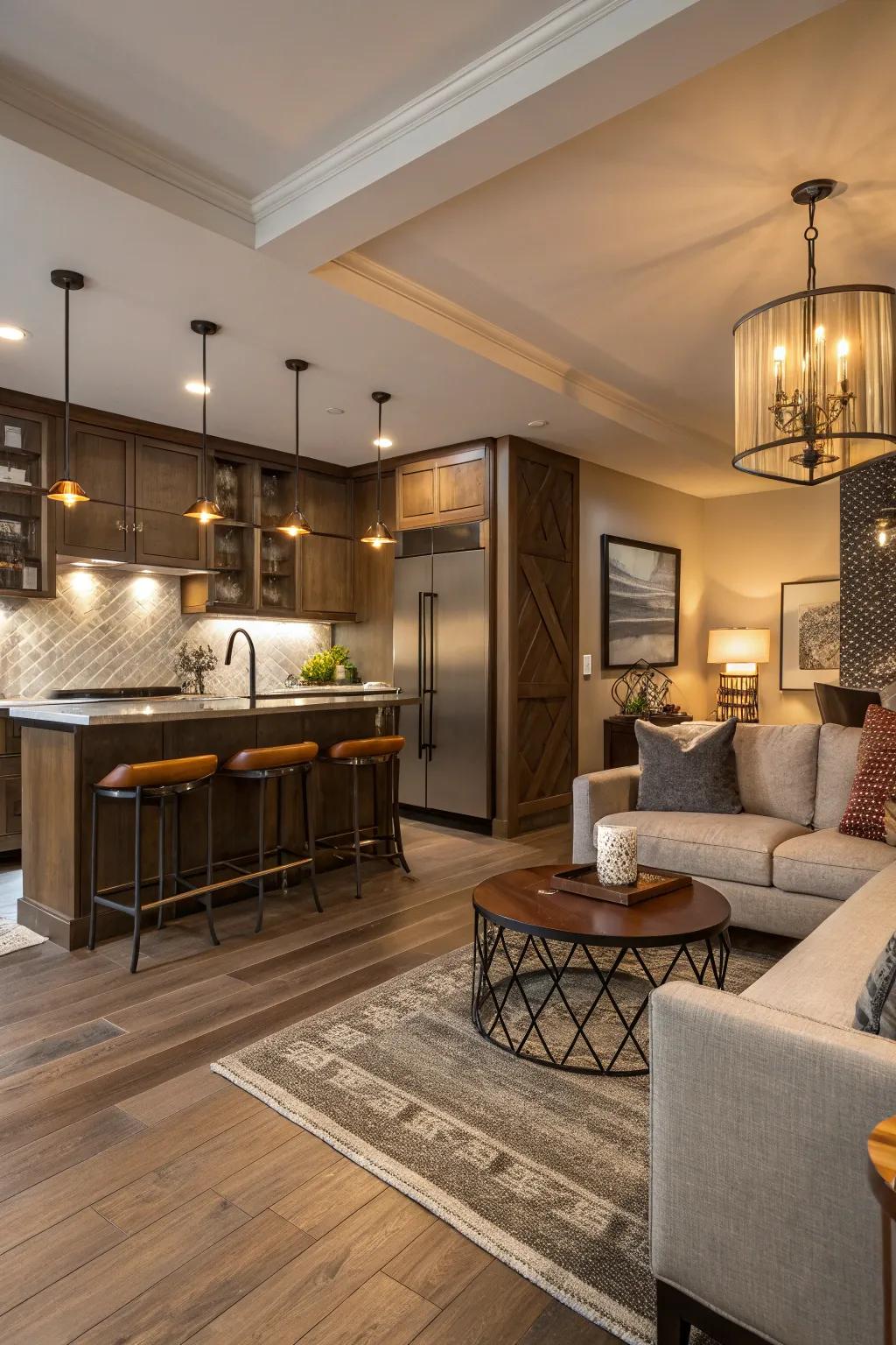 Textures add richness and interest to a minimalist design.