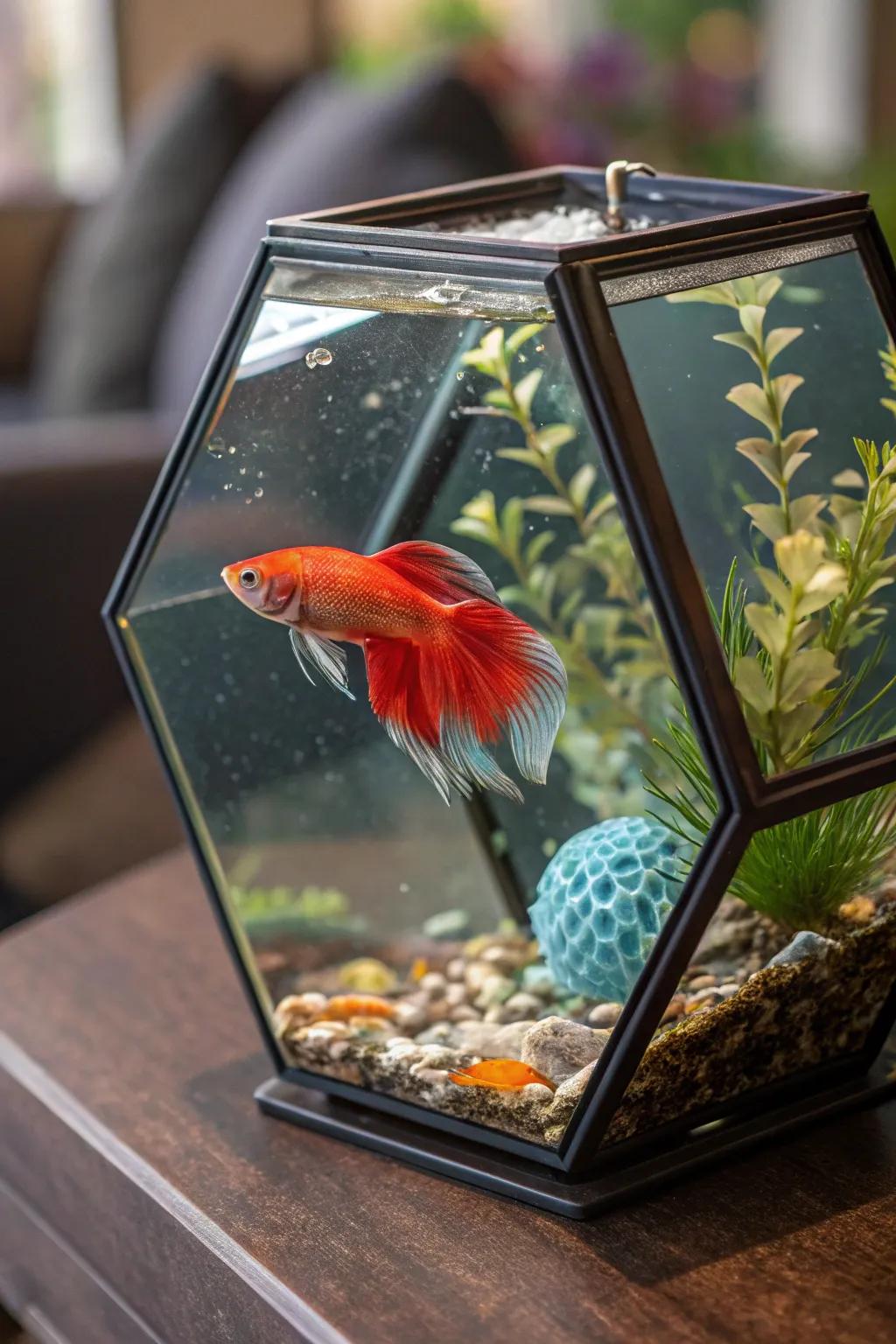 Spotlight your aquarium using a stunning centerpiece fish.