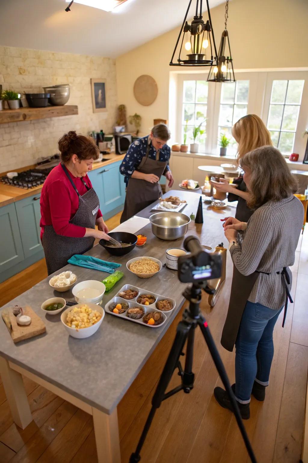 Prepare a feast with a virtual cooking seminar experience.
