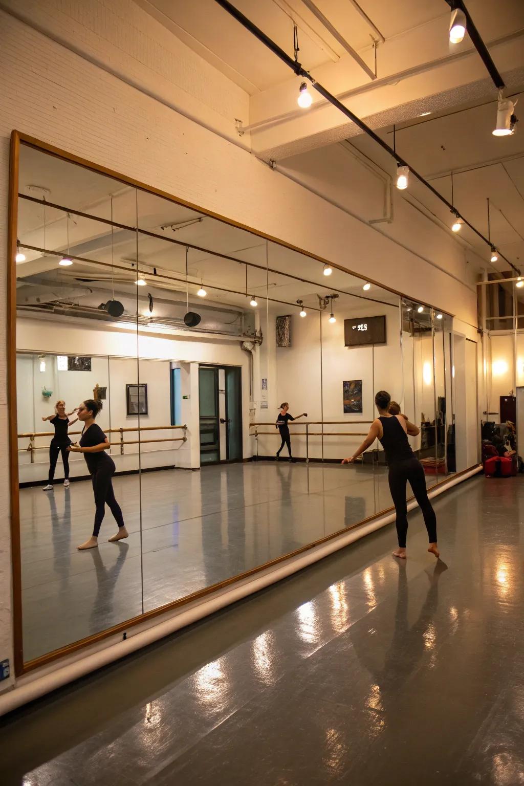 Dance to your heart's content in a specialized studio space.