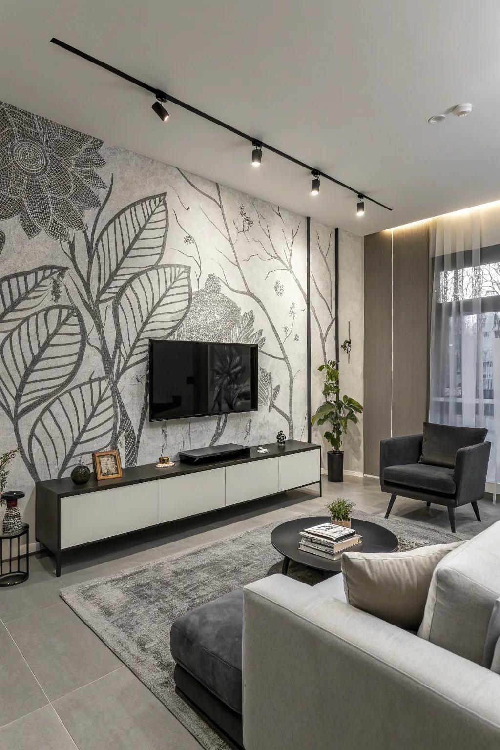 Black and white designs offer a fancy and timeless elegance.
