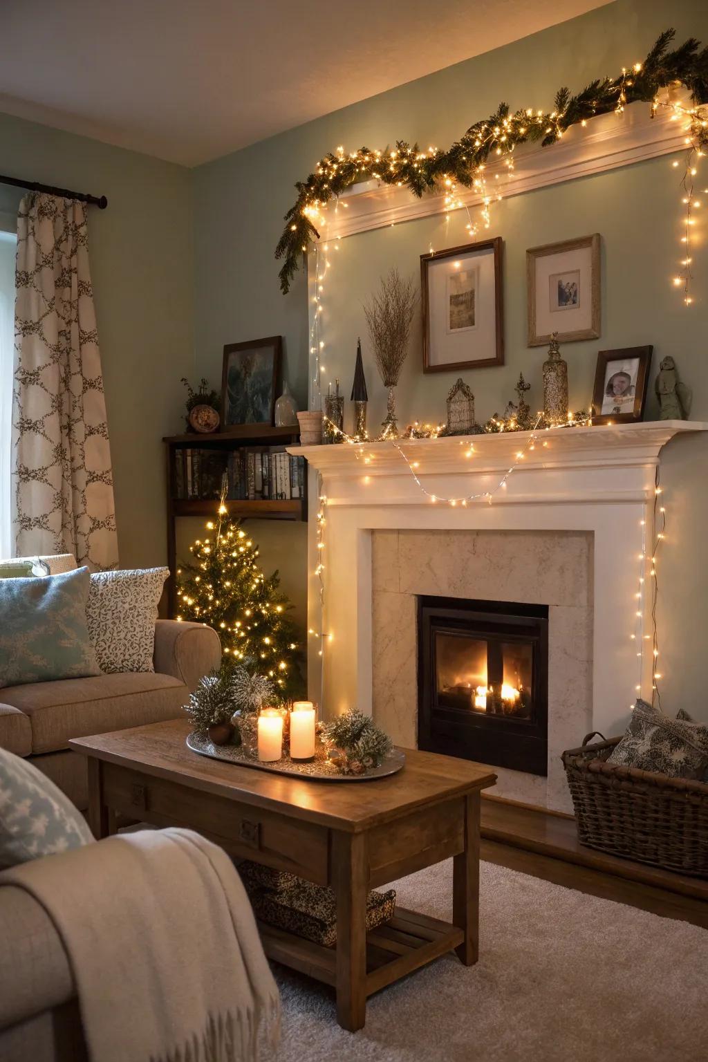 Twinkle lights add magic to winter d&eacute;cor