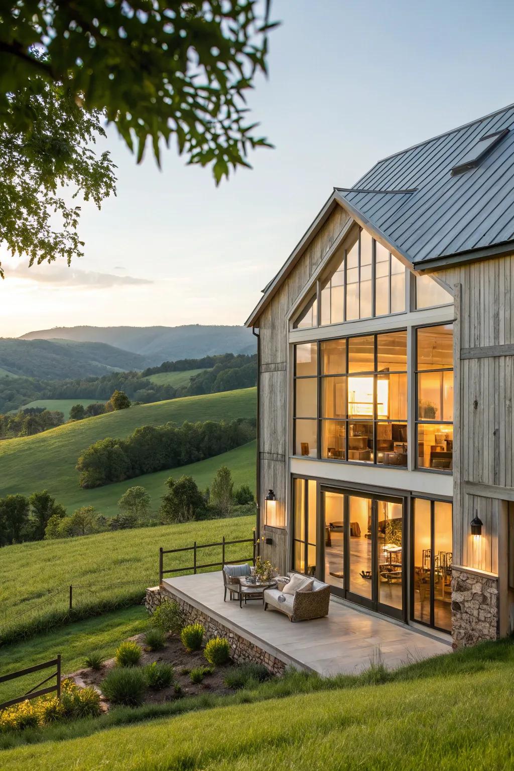 Transform history into a home through a converted barn.
