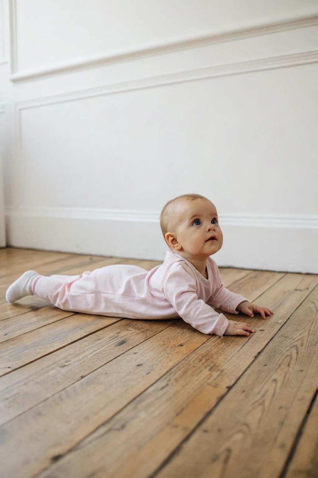 Homespun minimalism accentuates your baby's natural allure.