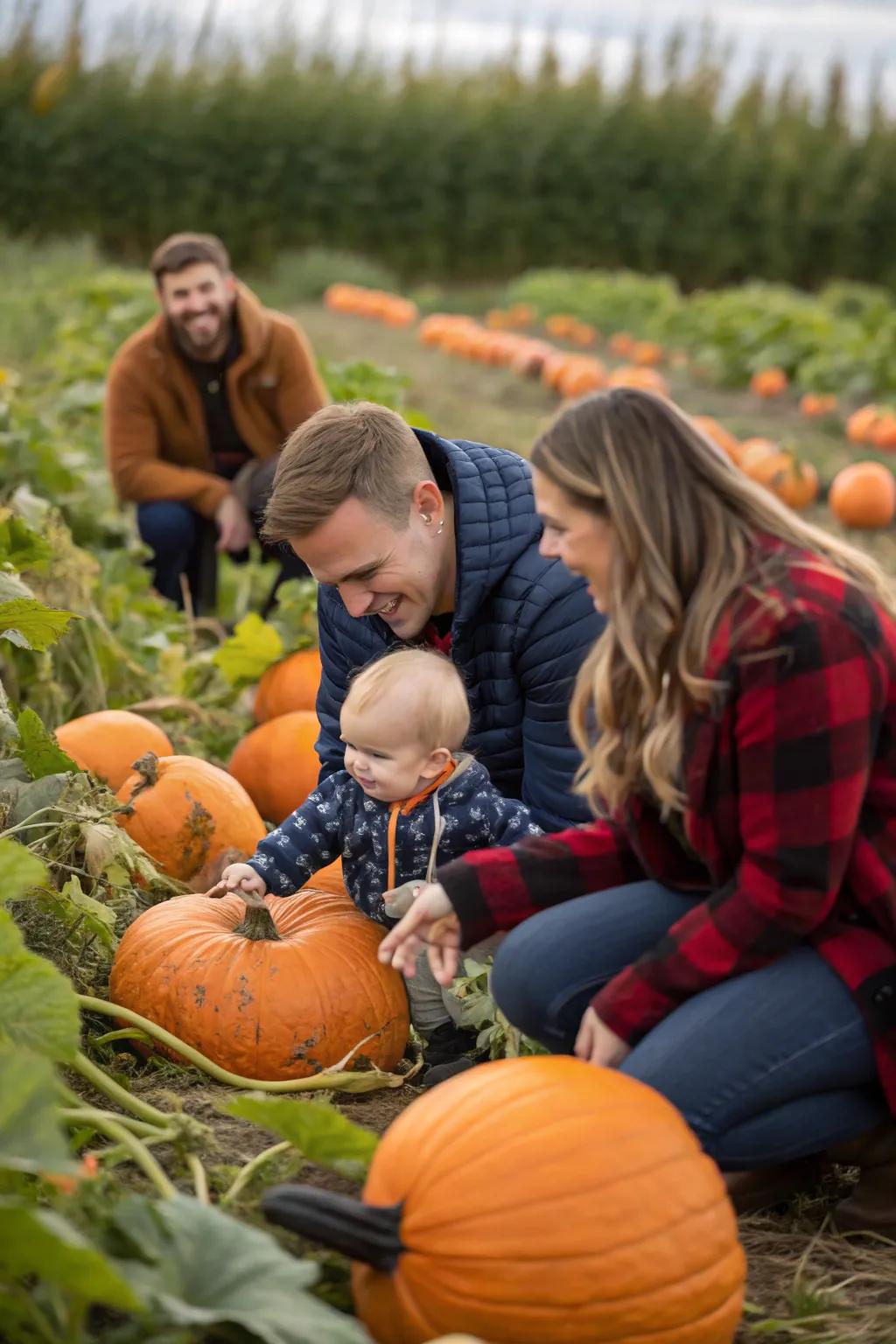 A gourd patch visitation proffers amusement and photographic opportunities.