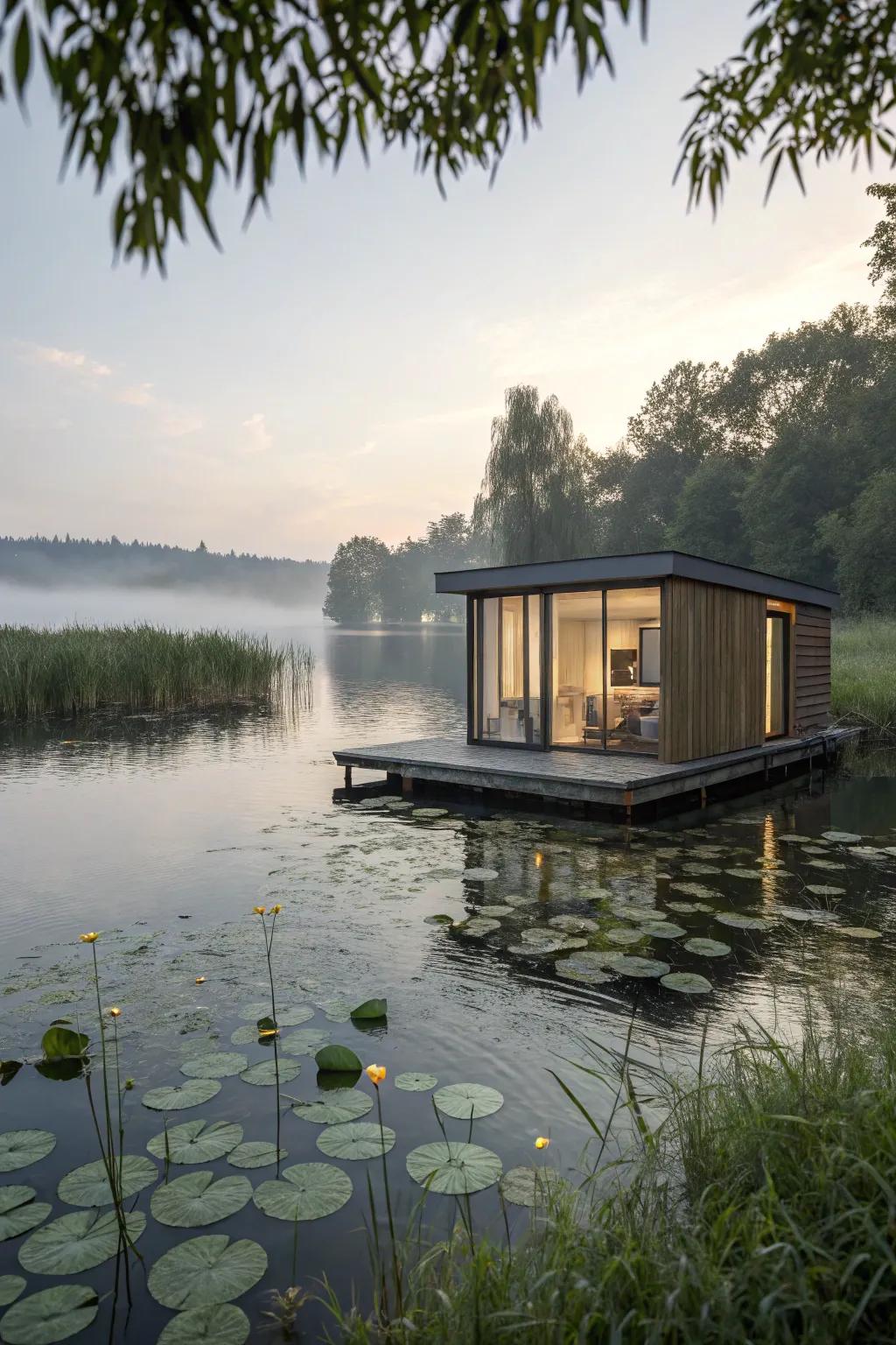 A floating sauna concept for the adventurous at heart.