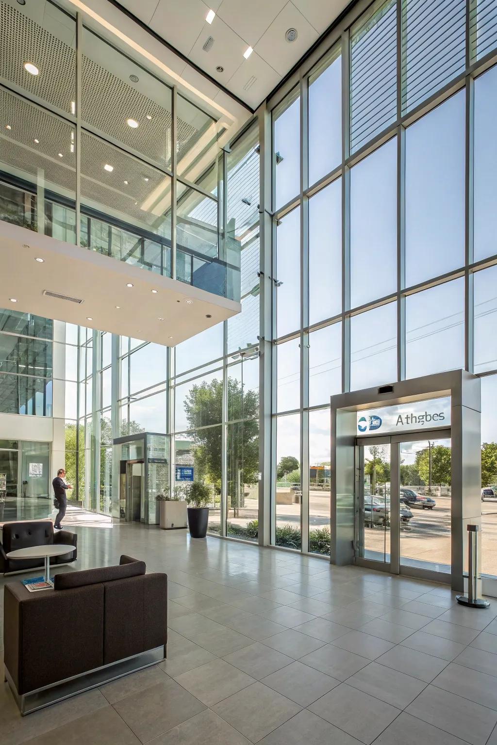 Open concept designs foster transparency and interaction.