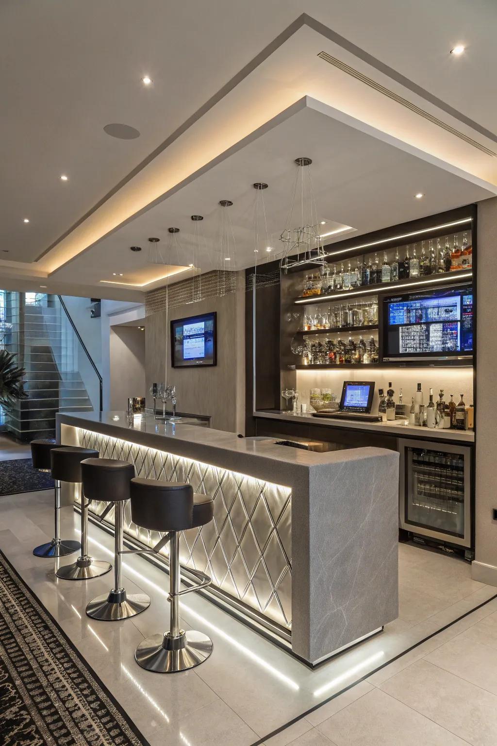 Futuristic flair with sleek and modern design.