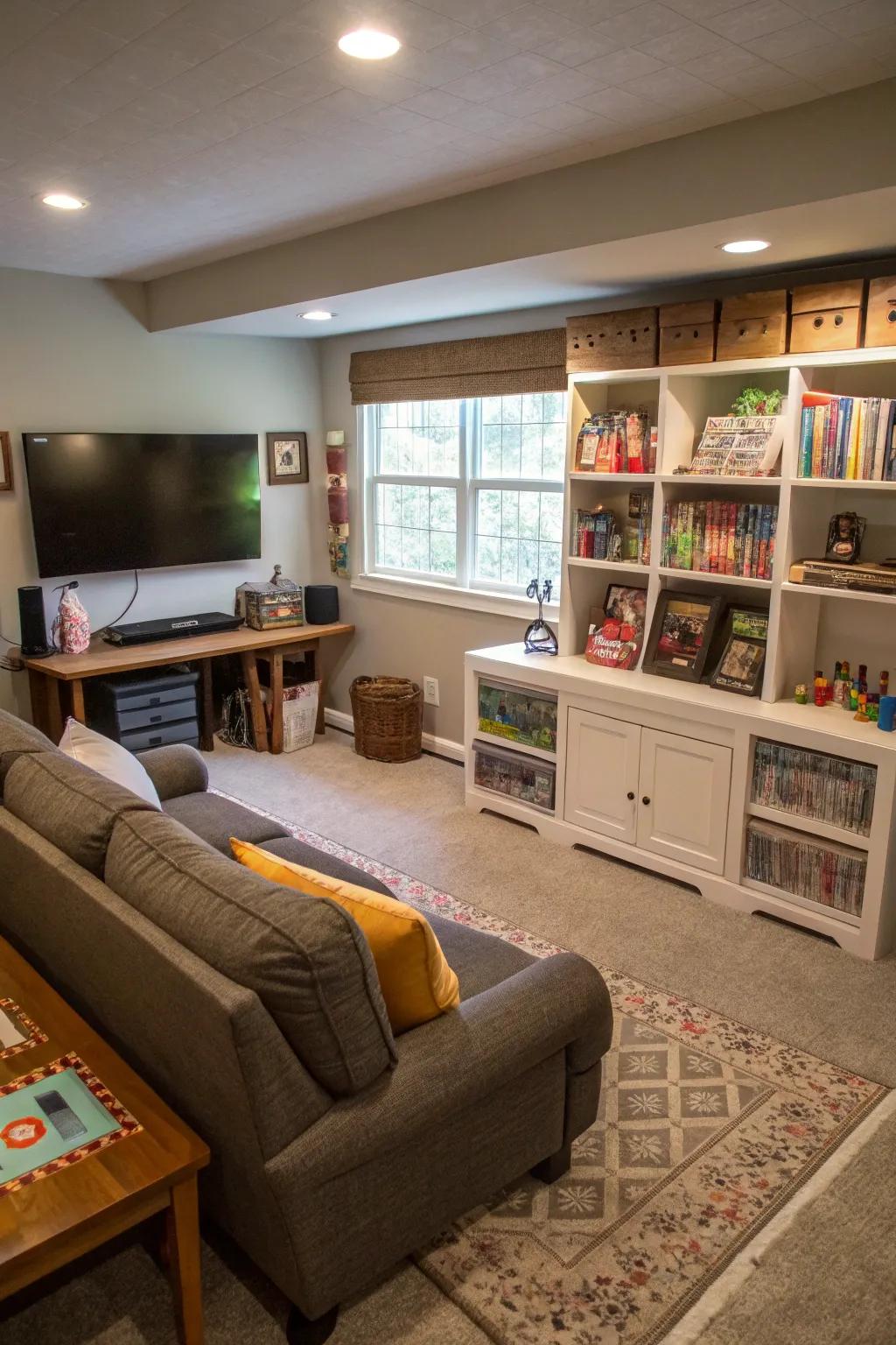 A multi-use space enhances functionality and enjoyment.