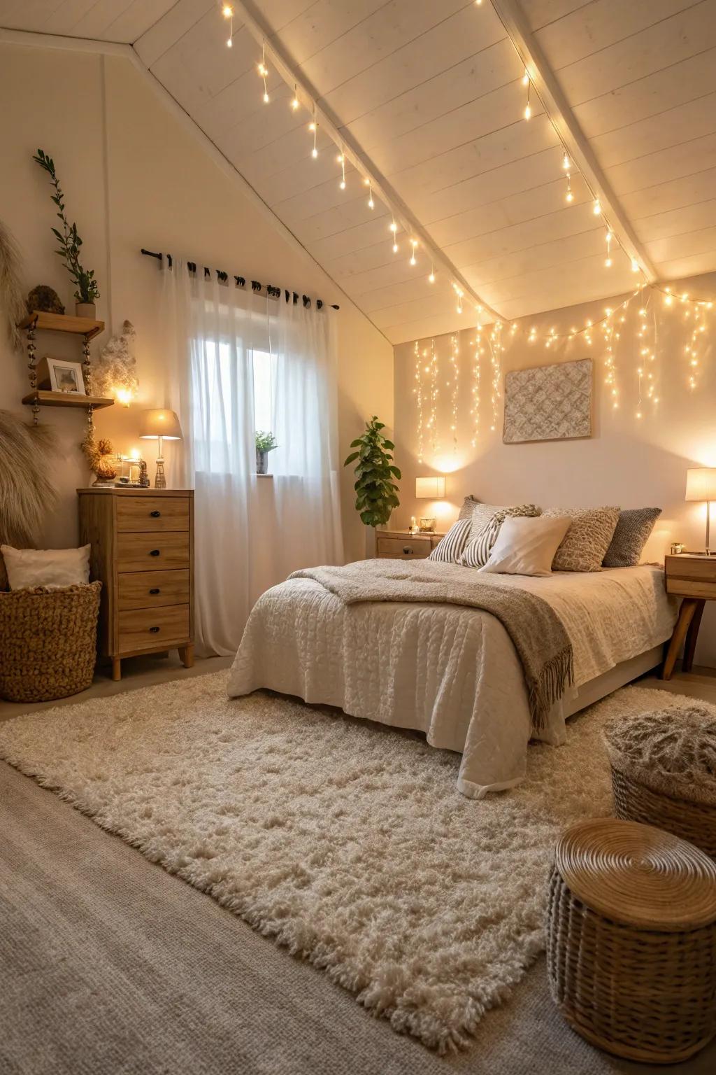 Plush carpets provide a cloud-like comfort and a daily dose of indulgence.