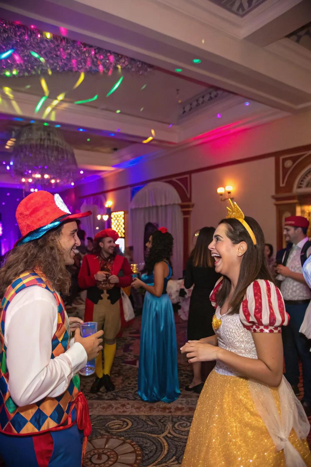 A themed costume party invites guests to unleash their imagination.