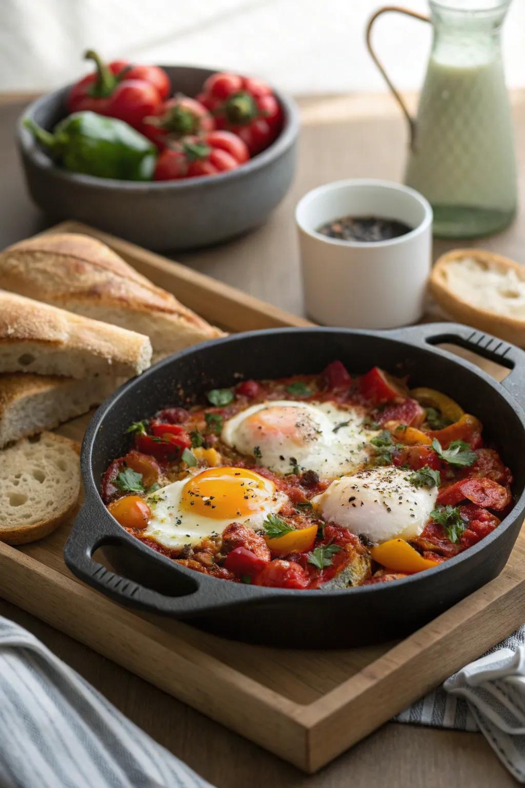 Comfort eggs provide a hearty breakfast experience.
