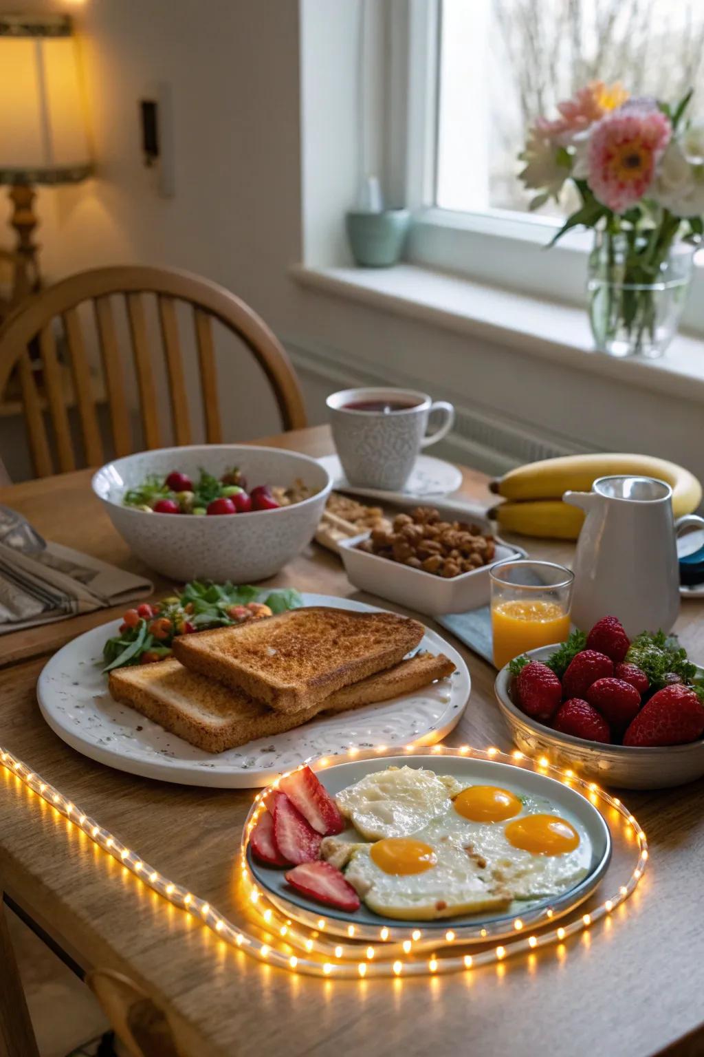 Customizable electrical ribbons presenting flexible lighting options.