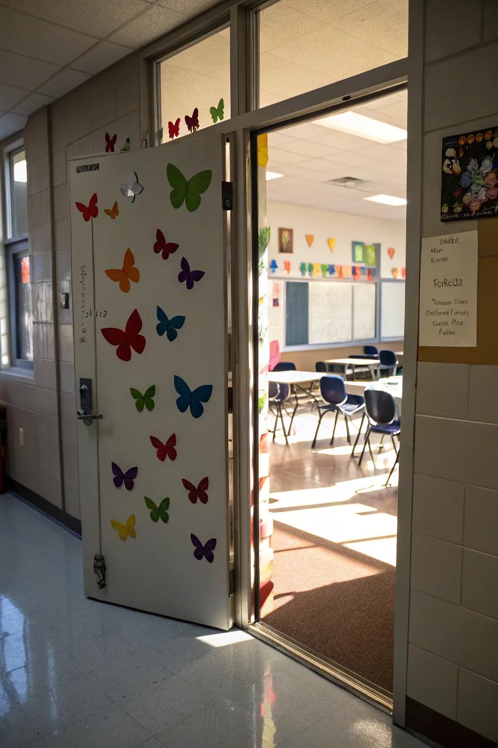 Incorporate magic with shadow play butterflies.