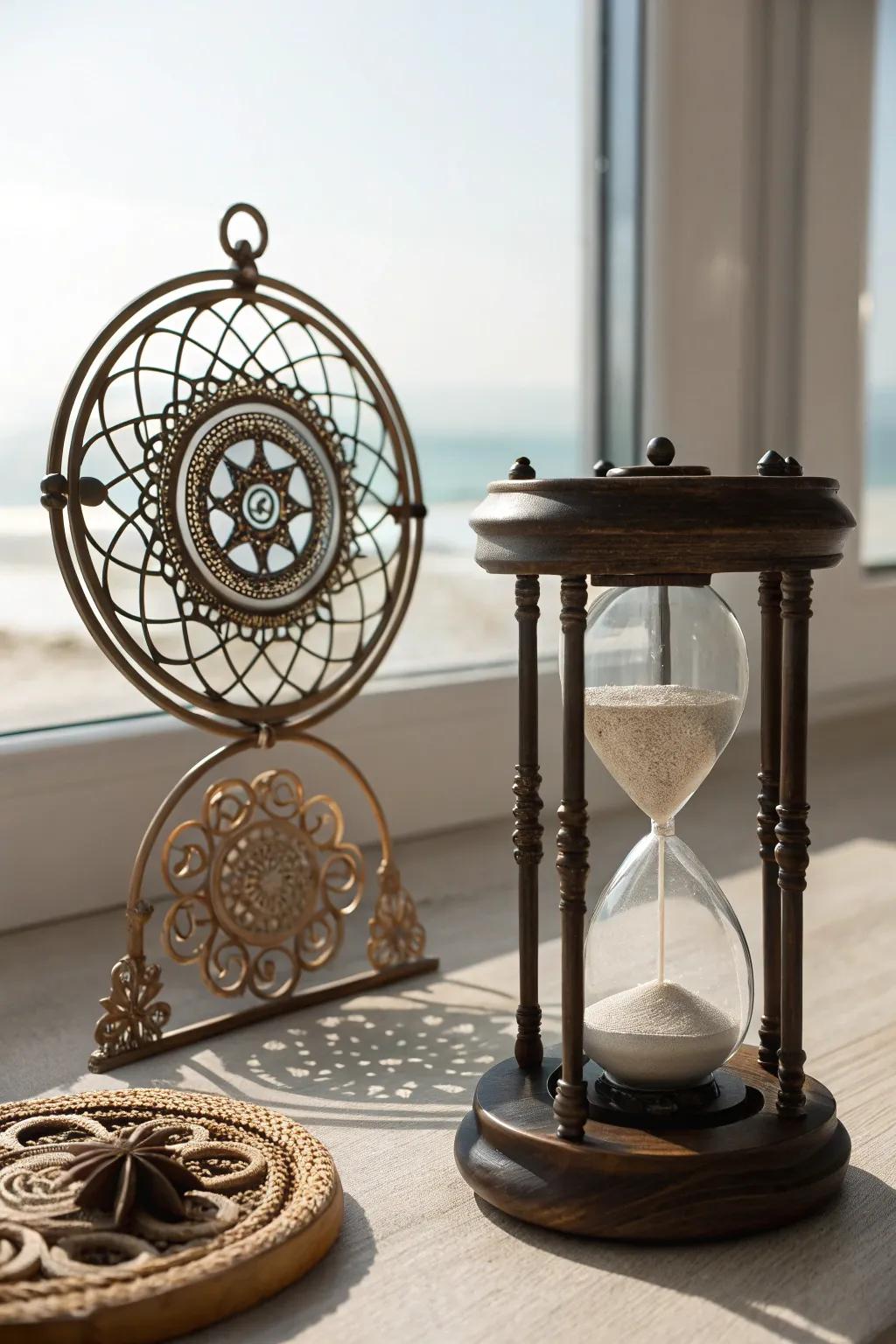 Engage your mind with kinetic decor in your calming corner.