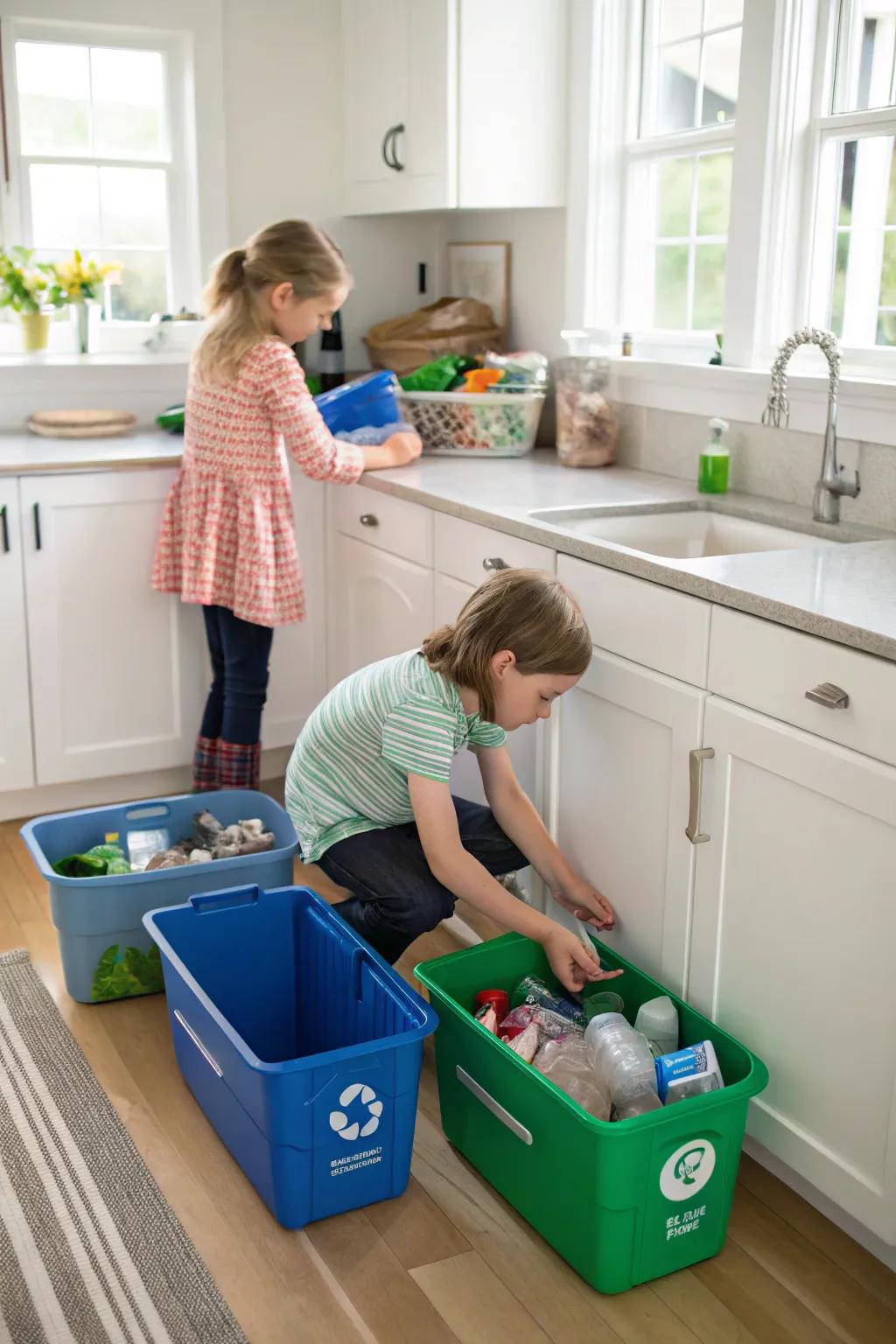 Instill eco-conscious practices through reclaiming tasks.