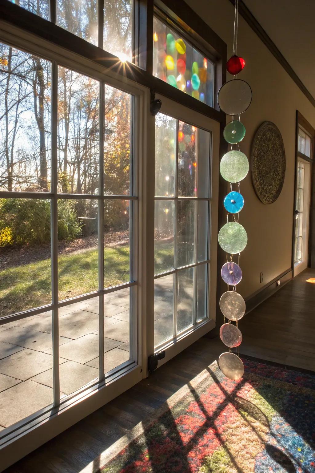 Enchant with glass artwork.