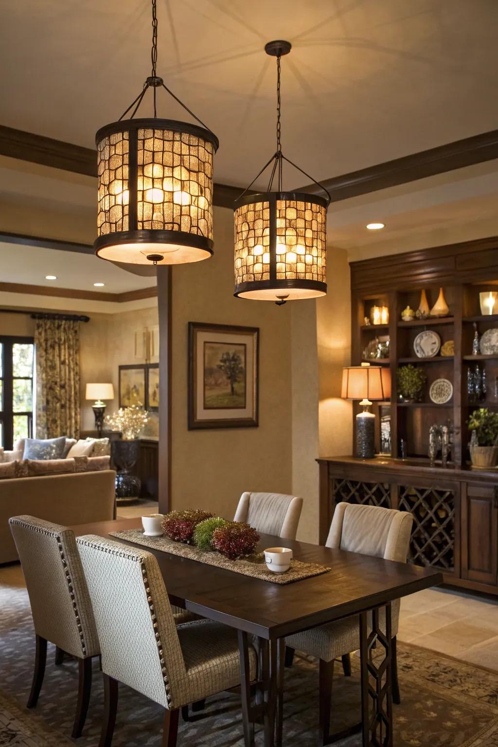 Layered lighting offers flexibility and enhances ambiance.