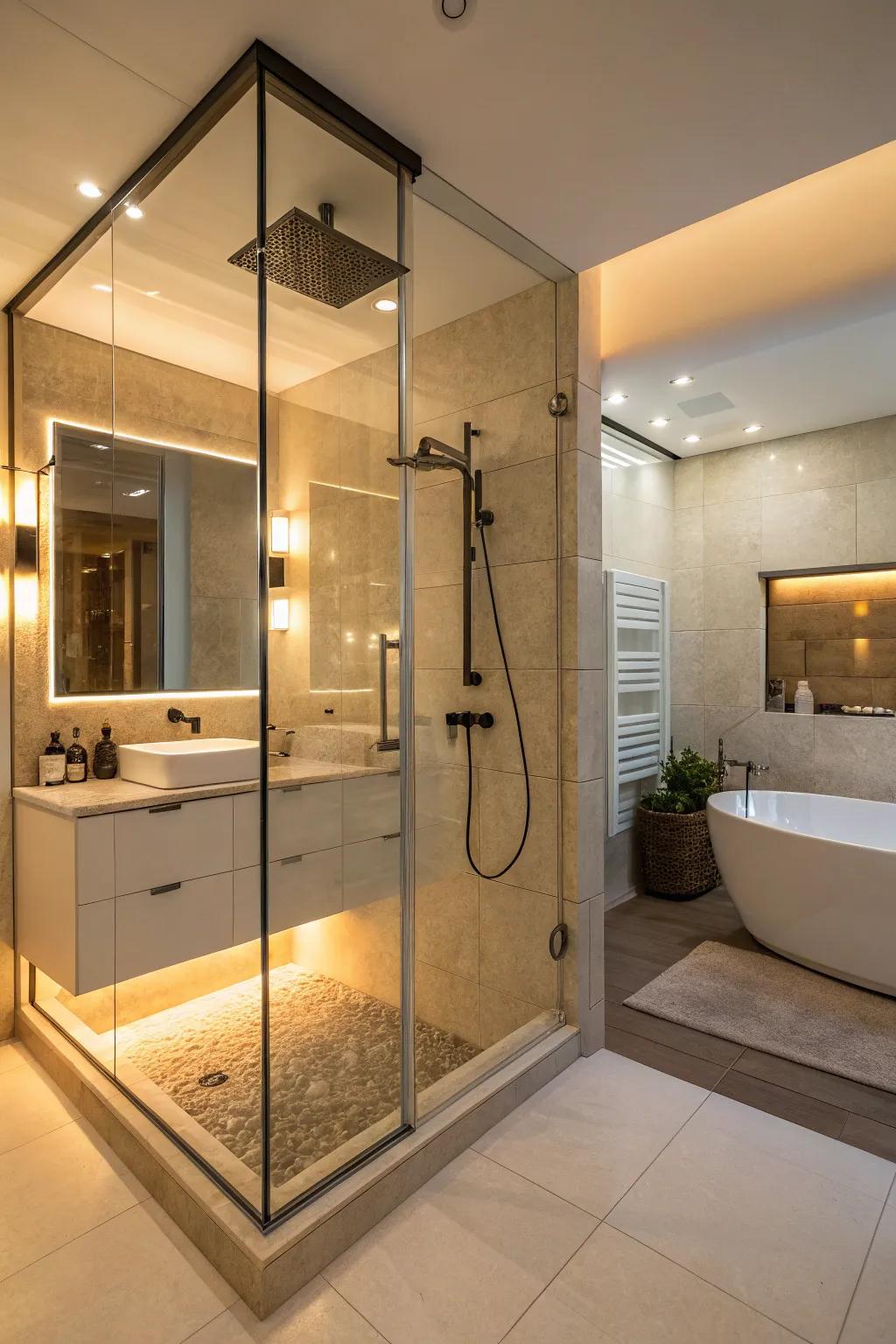 Set the scene with atmosphere-enhancing shining.