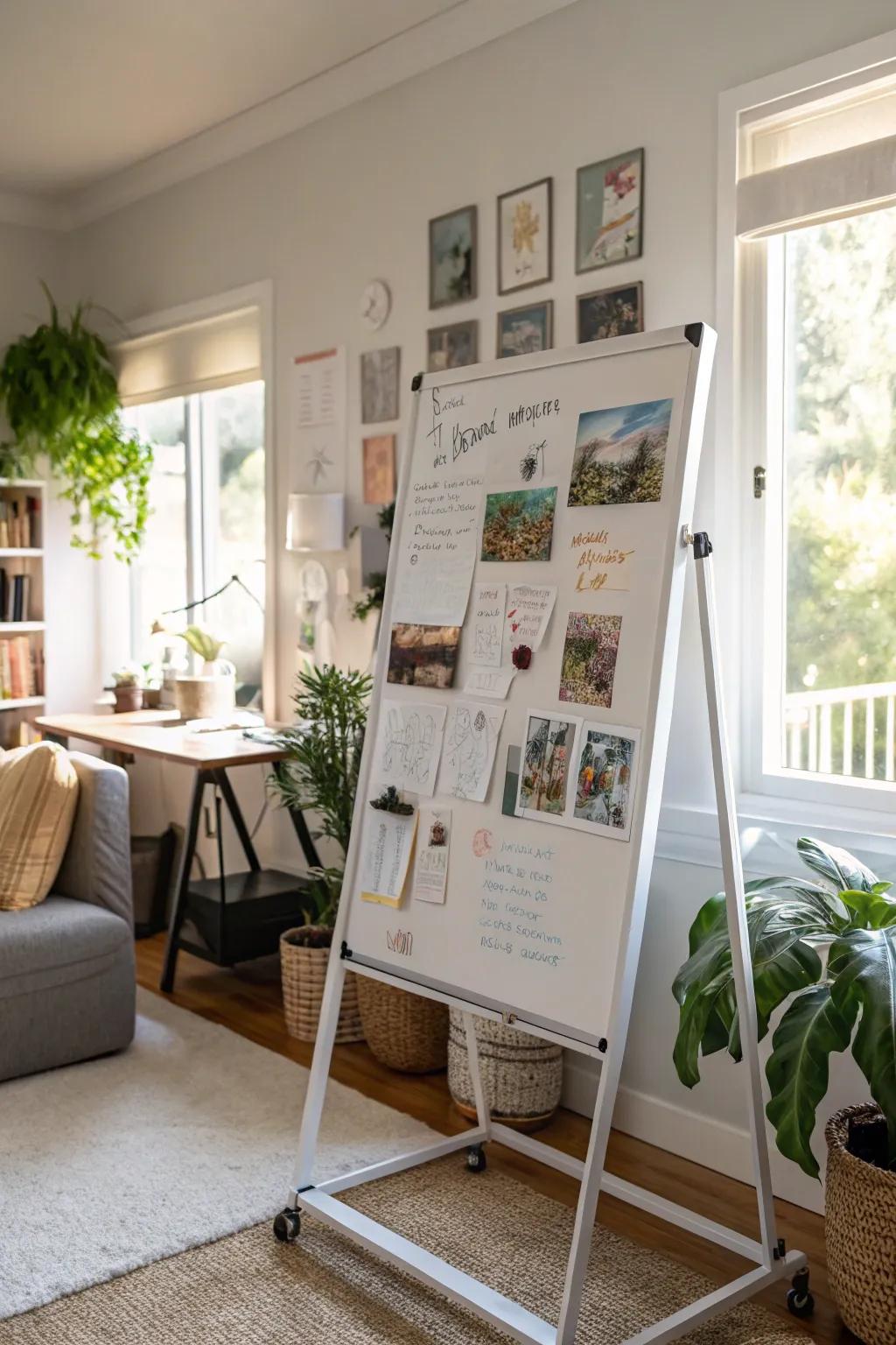 Stay inspired with a visual representation of your dreams.