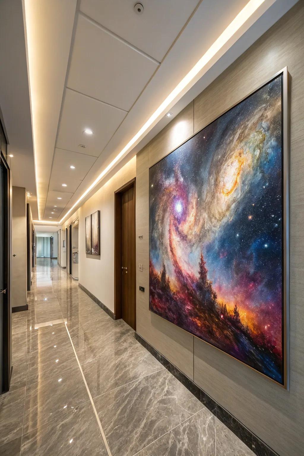 Convey the universe abode by means of sky reflections