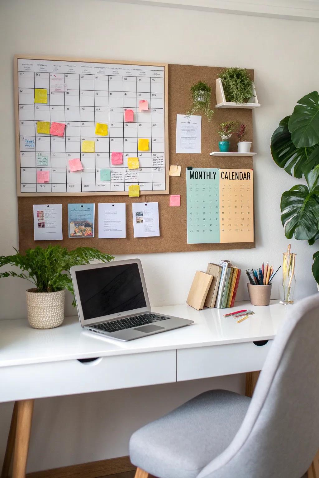 A memo surface helping to organize and display tasks.