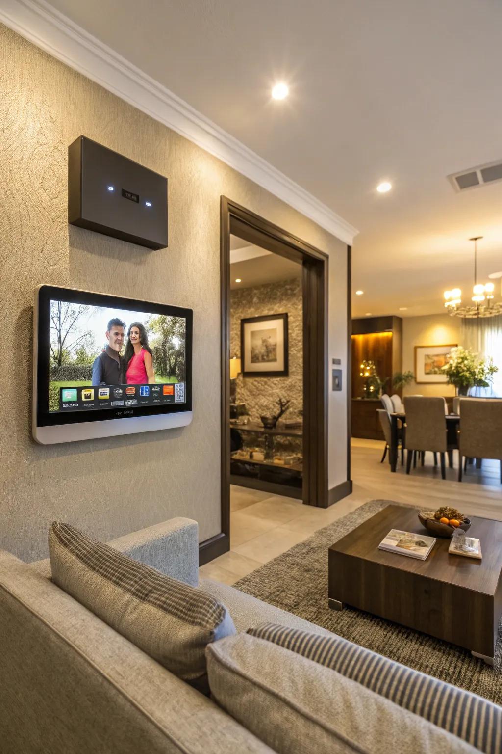 Interactive digital displays bring families closer together.