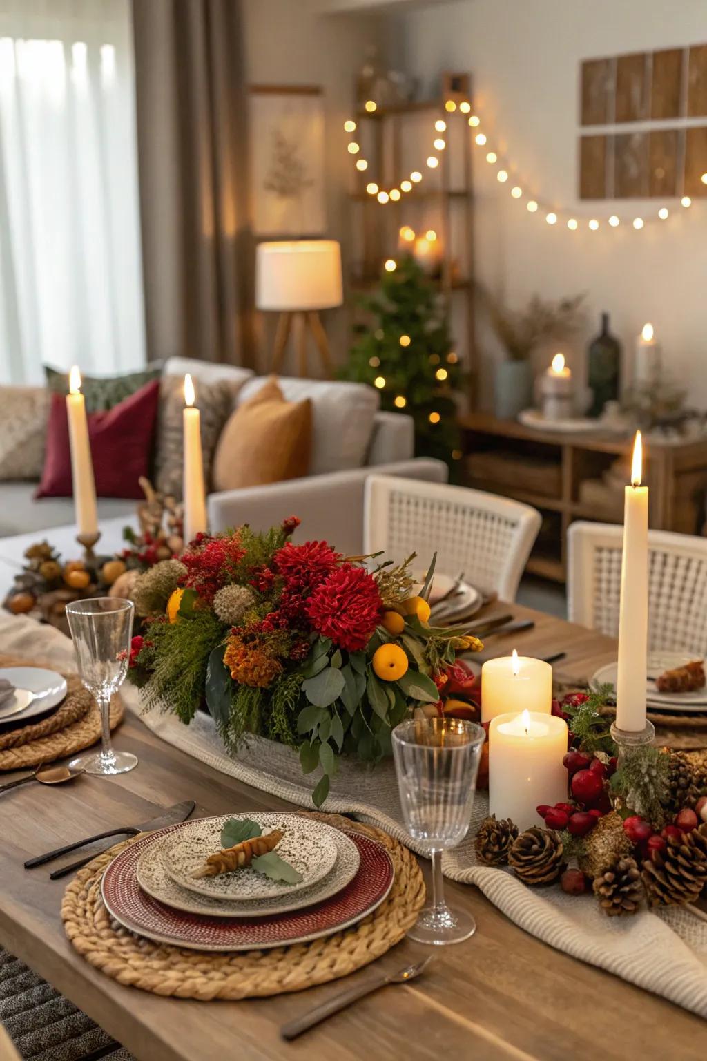 A themed table arrangement provides endless creative opportunities.