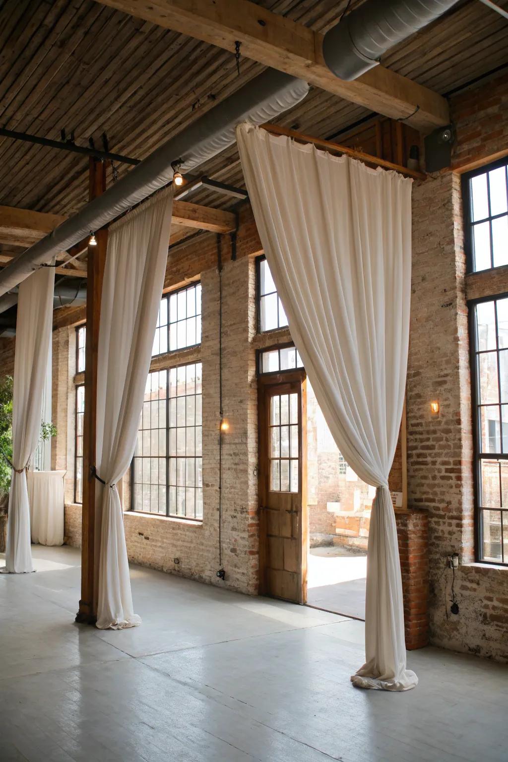 Textile doors incorporate warmth and texture to compact areas.