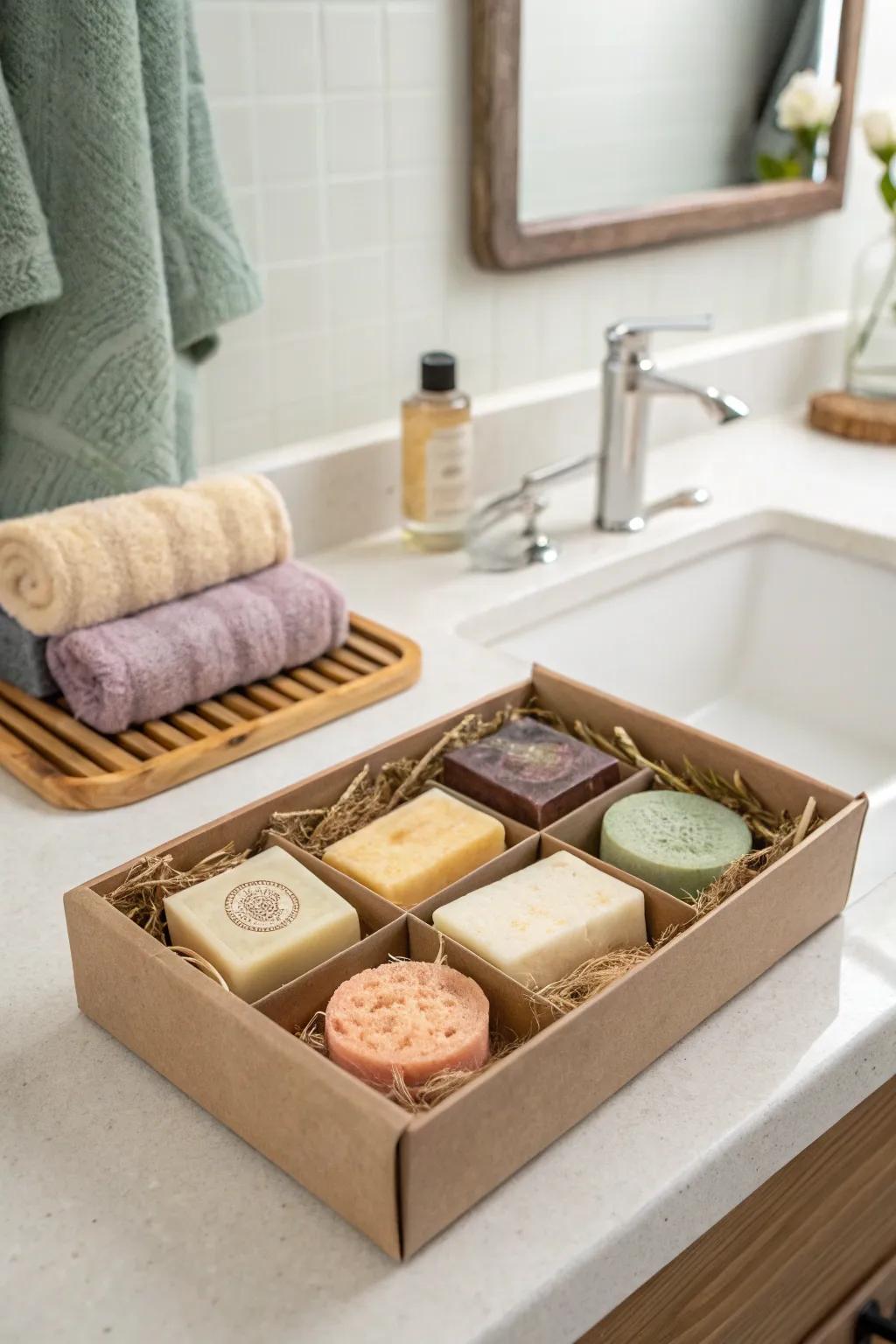 Enjoy self-care with a natural wash box.