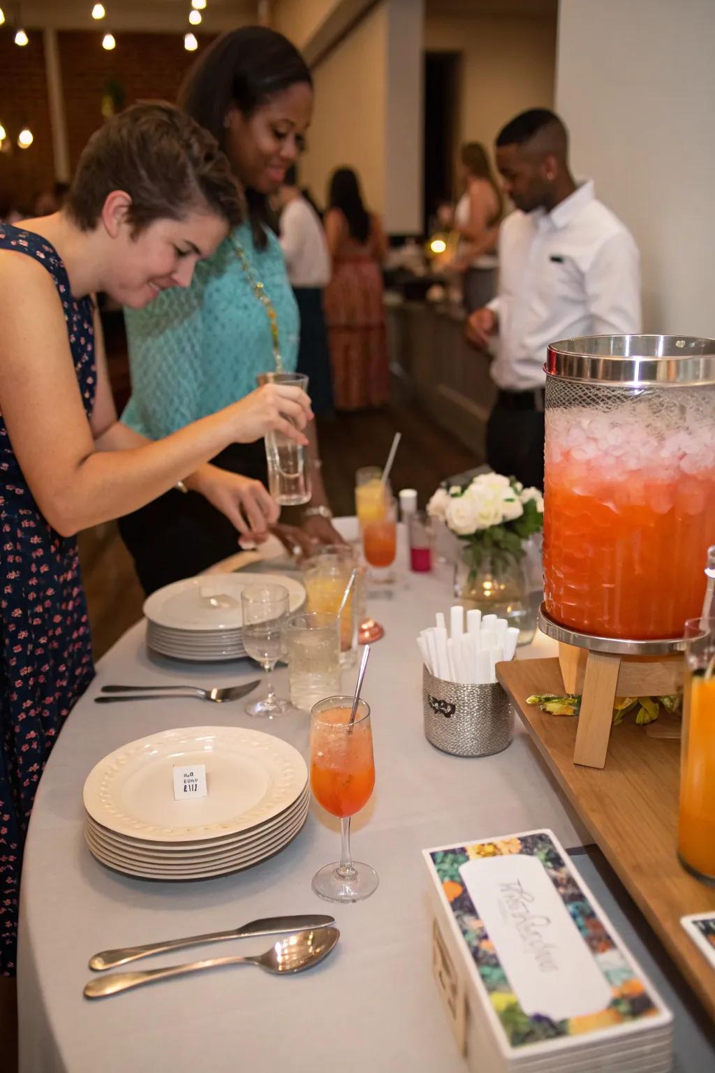 Participatory accents foster engagement and render dining more fun.