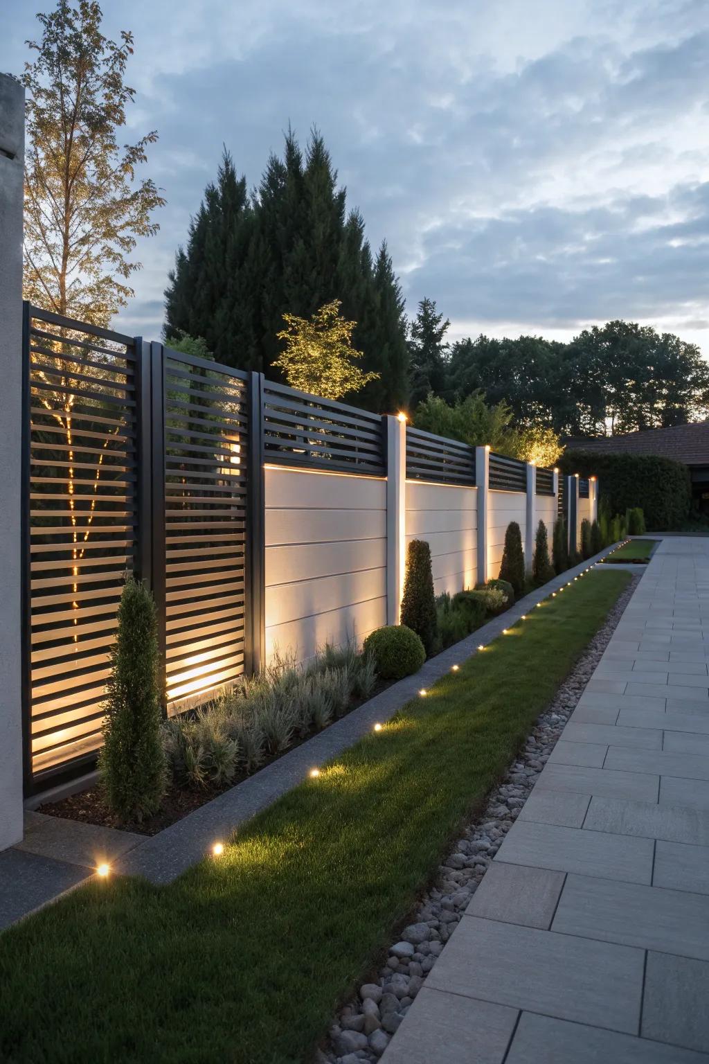 Concealed LEDs furnish a streamlined and seamless lighting solution.