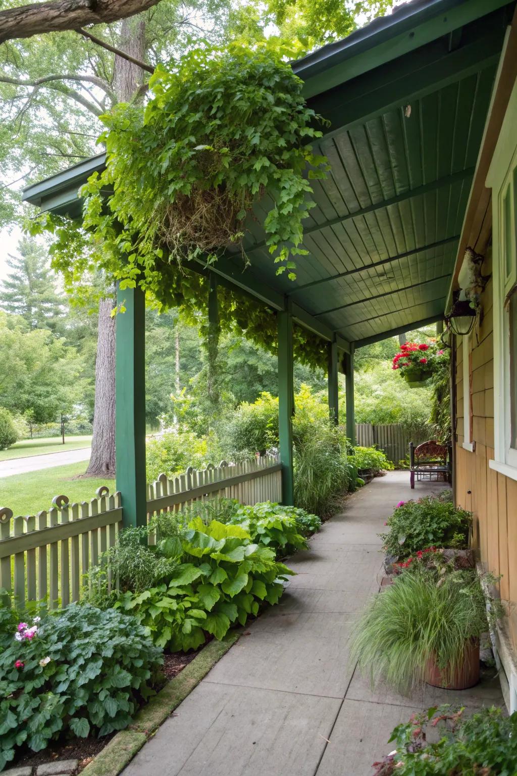 A green top brings nature to your doorstep.