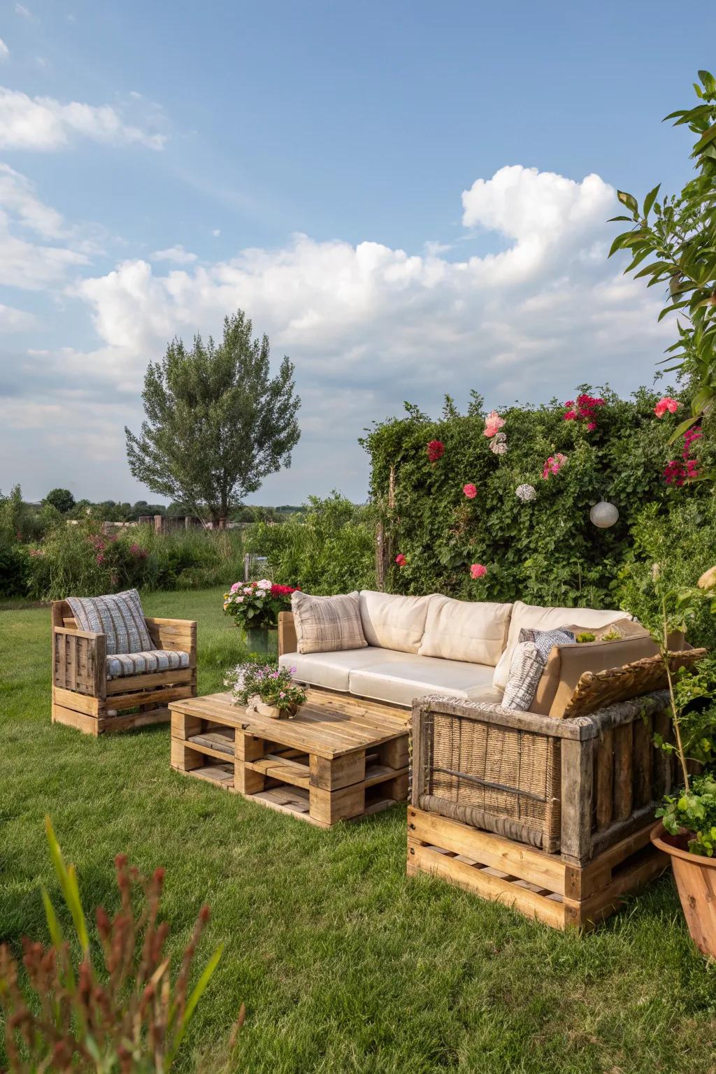 Go green with sustainable materials.