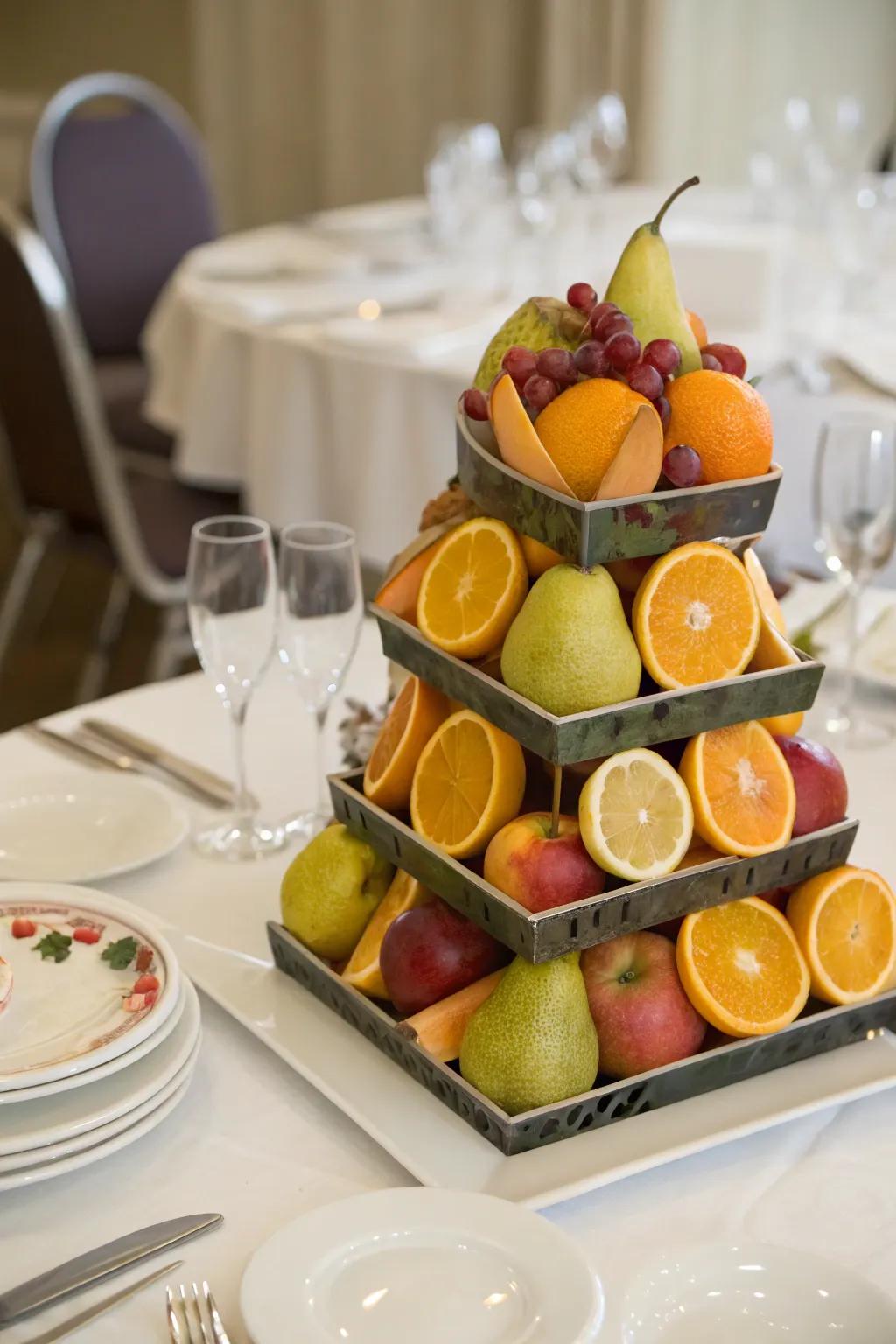 Surprise focal points offer a delightful twist with hidden fruit treasures.