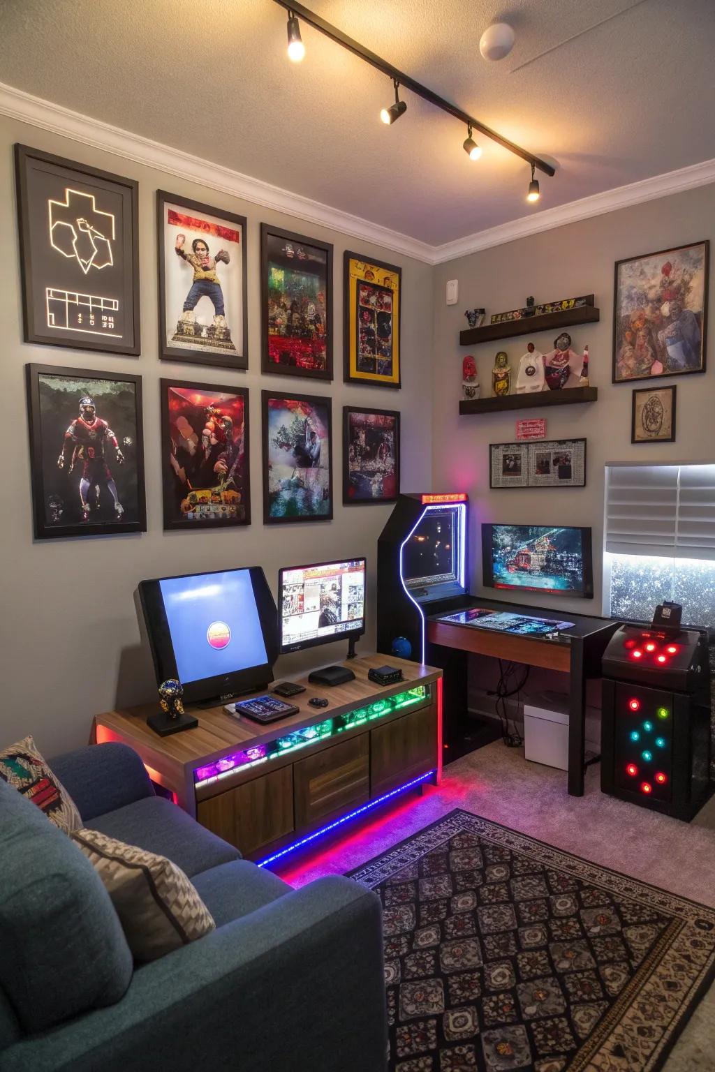 Craft your story through DIY projects in your gaming setup.