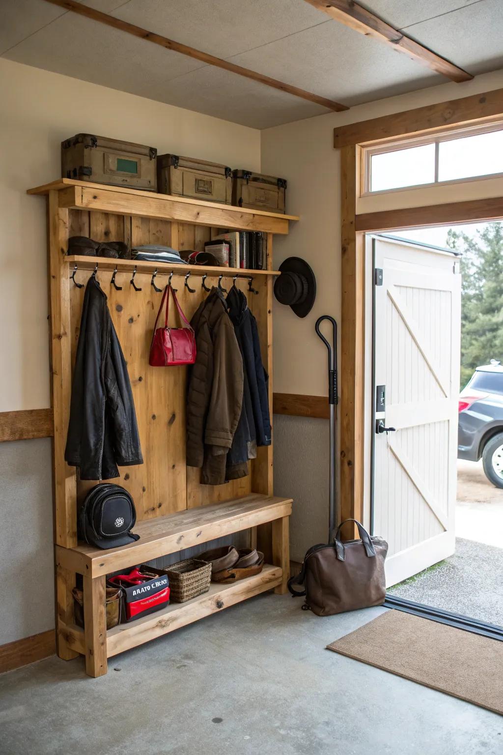 A self-made endeavor incorporates a personal and functional component into your entryway.