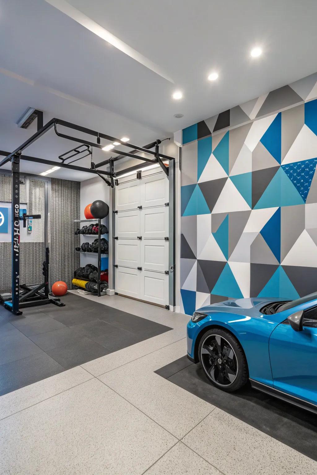 Geometric patterns offer a modern, stylish aesthetic.